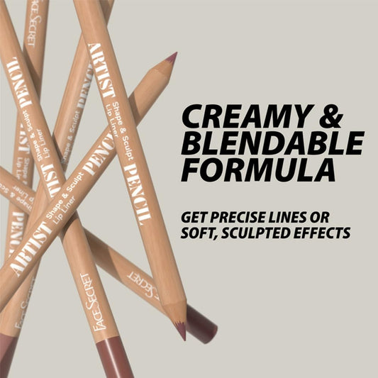 6-Piece Nude Lip Liner Makeup Set