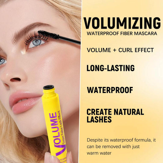 Bubble Mascara - Colossal Bubble Mascara, Waterproof, Smudge-Proof, Clump-Proof, Volumizing, Create Natural Eyelashes (1PC)