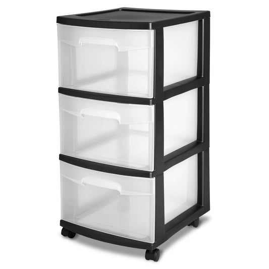 The Sterilite 3 Drawer Medium Cart