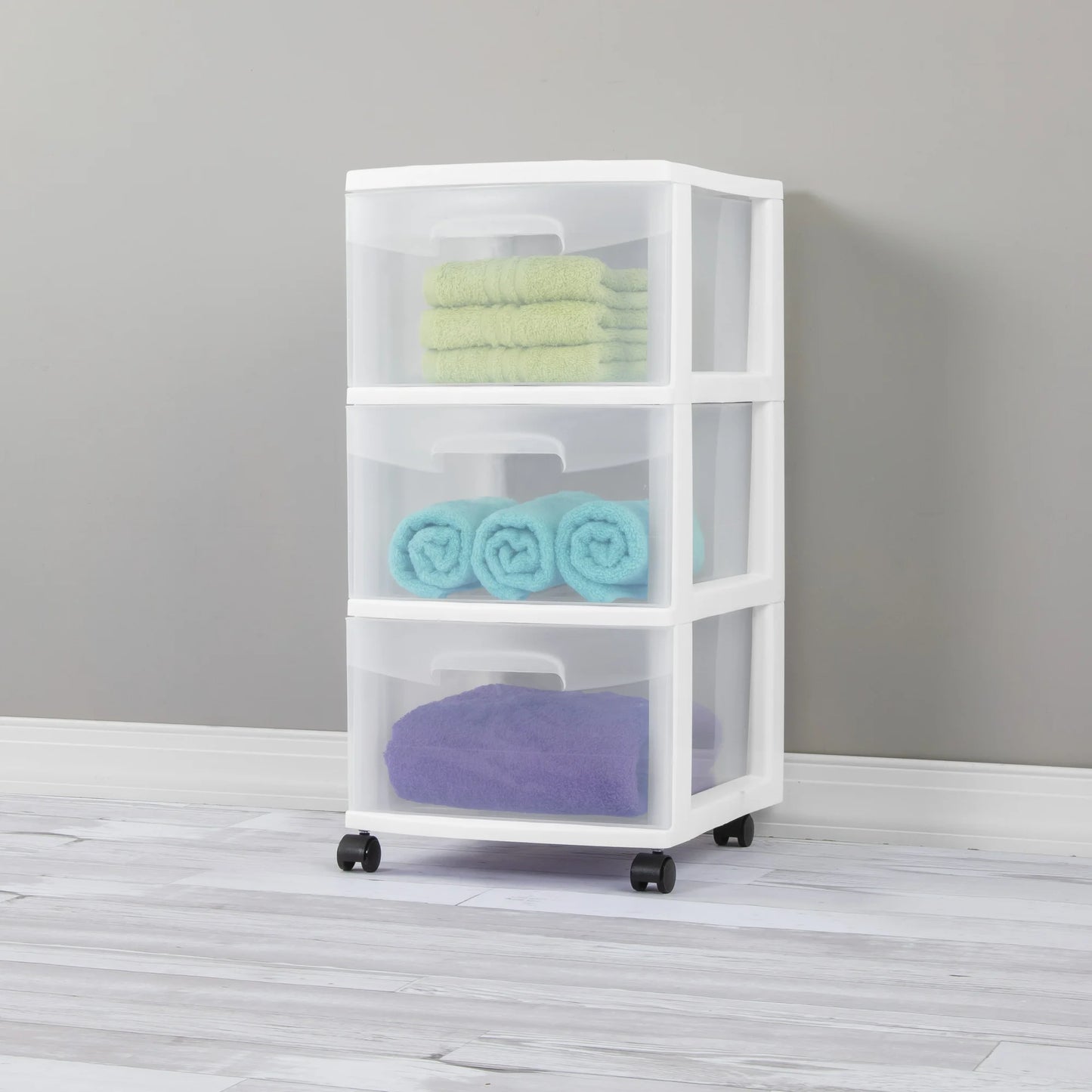 The Sterilite 3 Drawer Medium Cart