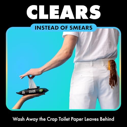DUDE Wipes Flushable Wipes Variety Stool Kit Gift Set for Him - 9 Packs, 432 Total - Mint Chill, Shea Butter & Unscented - Sewer & Septic Safe