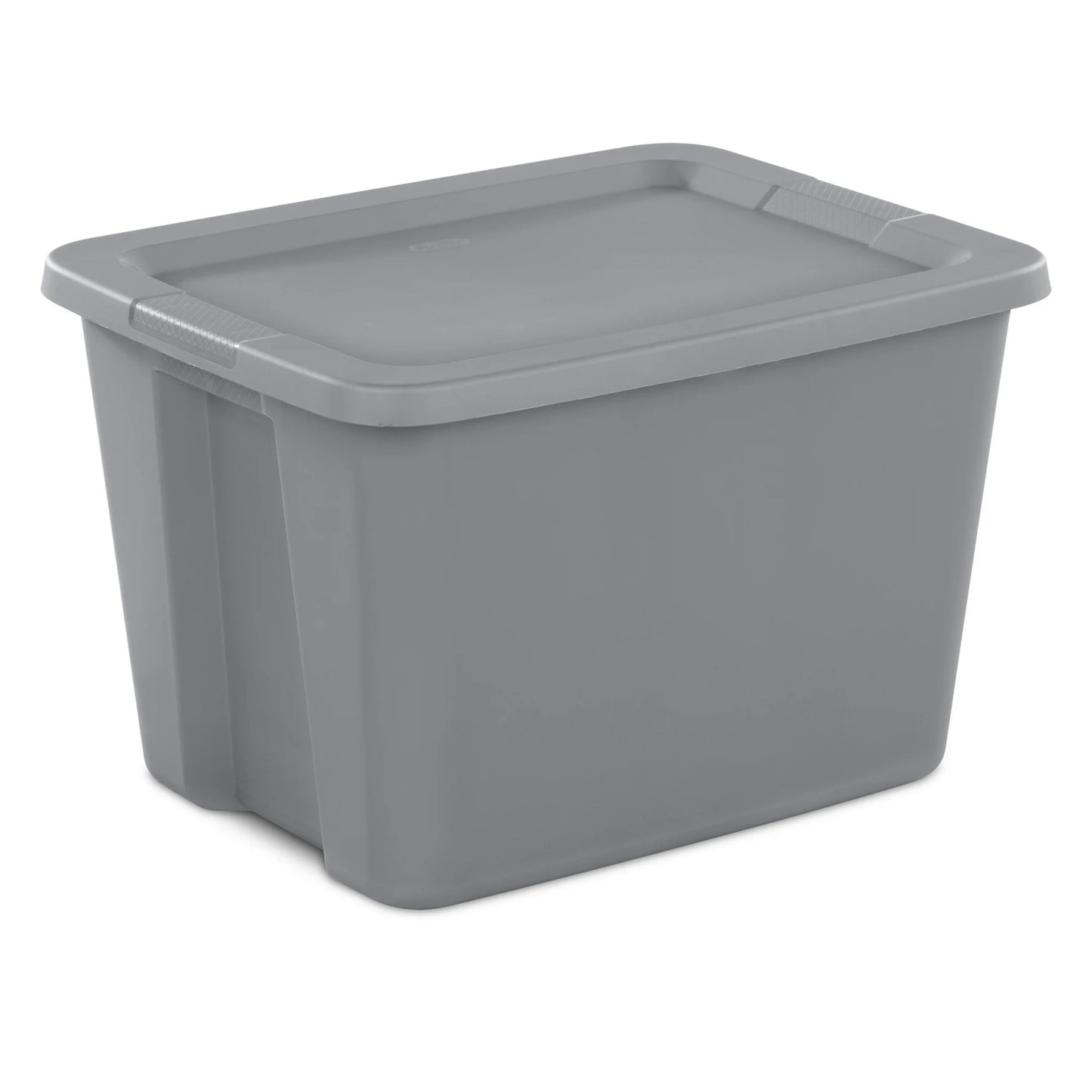 Sterilite 18 Gallon Tote, Plastic Storage Bin with Snap-on Lid