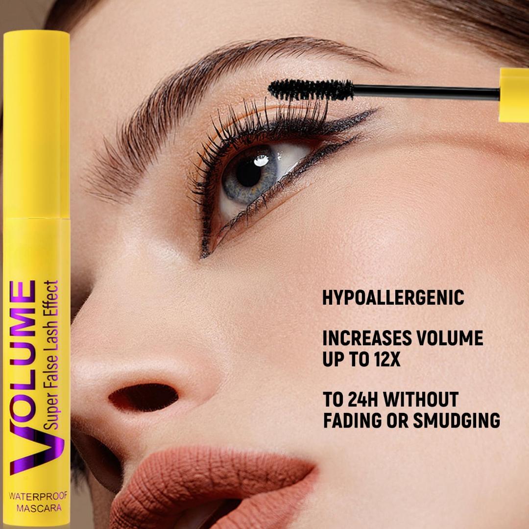 Bubble Mascara - Colossal Bubble Mascara, Waterproof, Smudge-Proof, Clump-Proof, Volumizing, Create Natural Eyelashes (1PC)