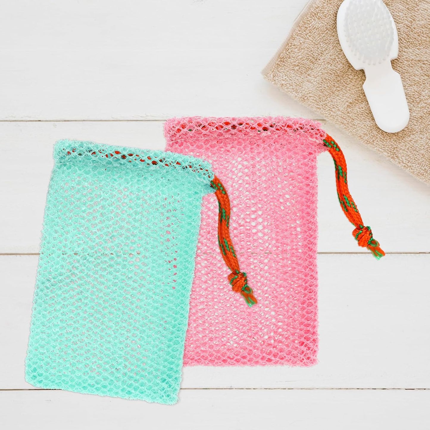 2 Pack Soap Saver Mesh Bags
