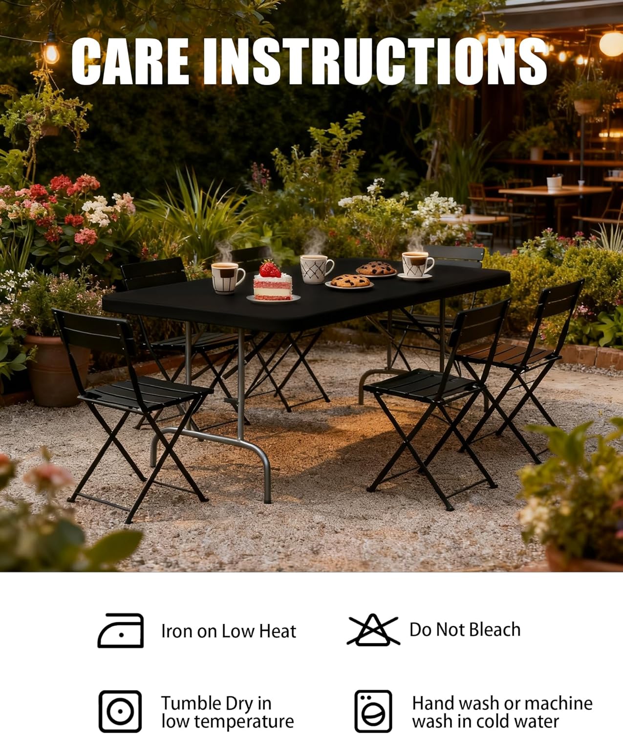 Spandex 6-Foot Rectangle Tablecloth