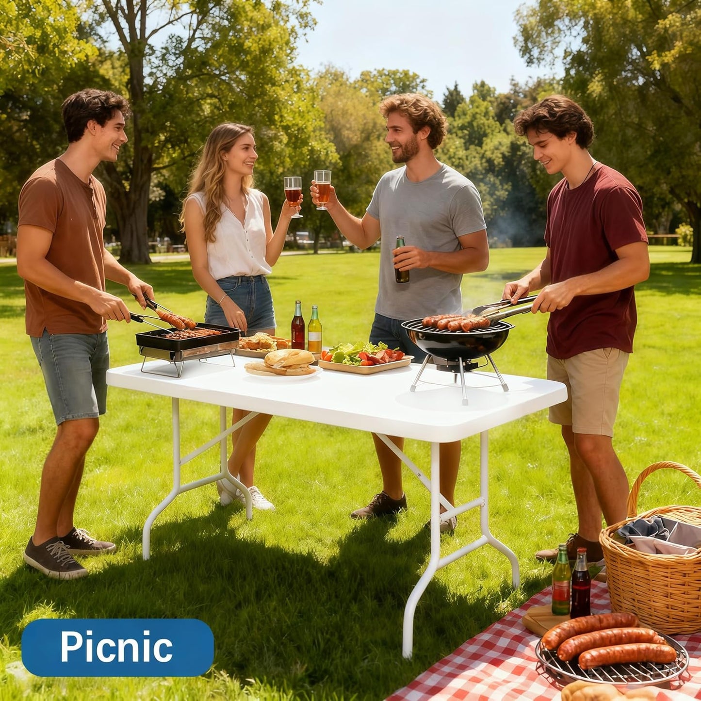 6FT Spandex Rectangle Tablecloth (30"x72")