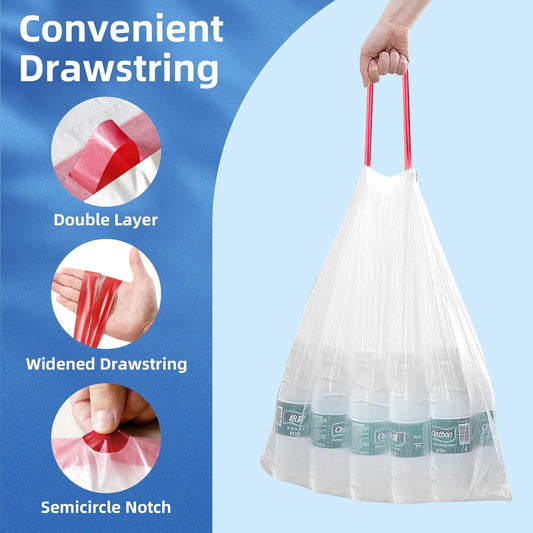 13.2 Gallon Tall Kitchen Drawstring Trash Bags