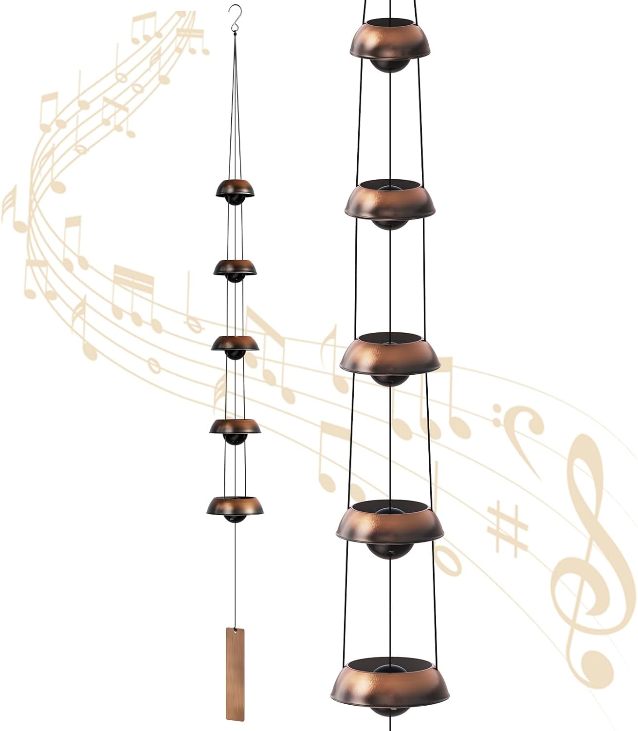 Copper Wind Chimes for Outdoors